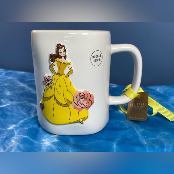 Rae Dunn - Disney Princess - Beauty & The Beast - Belle / Beauty Mug - BNWT 🥀 - Picture 4 of 11